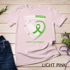 Grandma Grandpa Gift Green Grandson Cerebral Palsy Awareness Unisex T-shirt
