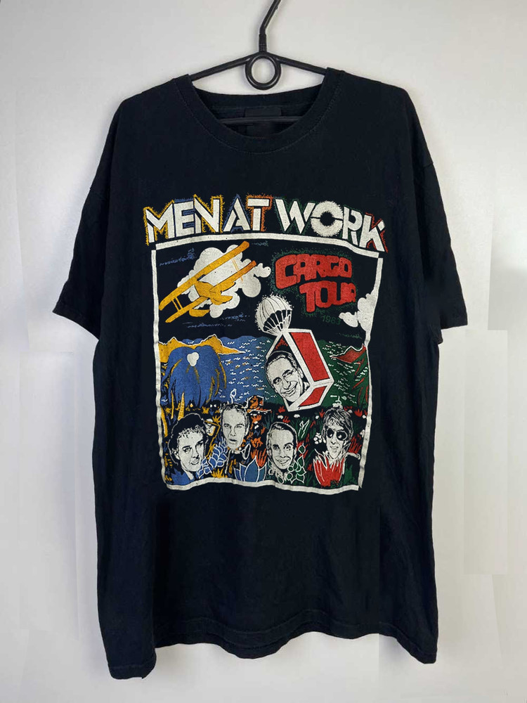 Men At Work Cargo Band concert Tour Cotton All Size Unisex Shirt