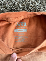 Vans Peace Of Mind Dip Dye Short Sleeve T-Shirt Melon Celadon Green Men’s L
