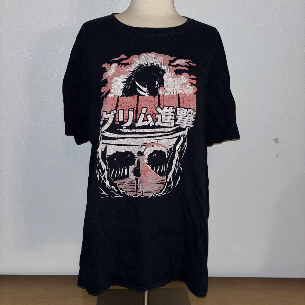 RWBY Rooster Teeth Black T Shirt Size XL Anime cartoon