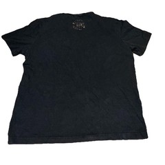 Vintage 90’s John Richmond Studded Beaded Warrior Black T-shirt Men’s Large