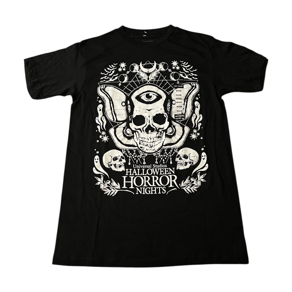 Halloween Horror Nights Death Moth Glow-In-The-Dark Boyfriend Fit Girls T-Shirt