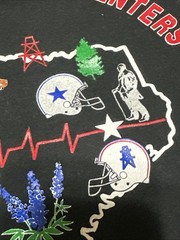 Fruit of The Loom L Vintage Texas Walmart T Shirt Unique Comfy Cotton USA Made