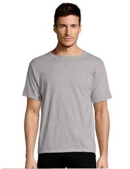 Hanes ComfortBlend EcoSmart Crew Neck Grey Short Sleeve T-Shirt Men’s Small NEW