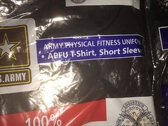 NEW Army Physical Training PT APFU REG SHORT SLEEVE SHIRT ALL SIZES AR 670-1