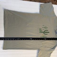 Green studded women’s Cactus Desert Graphic Tee S Hanes Heavyweight 50/50