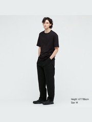 Uniqlo x Jil Sander +J Supima® Cotton Relaxed Fit T-Shirt Black Size Small