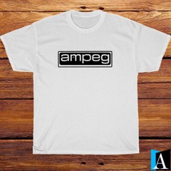 New Shirt Ampeg Amps Bass Amp Guitar Logo White/Black /Grey /Navy T-Shirt S-3XL