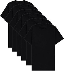 BILLIONHATS 6 Pack Mens Bulk Big Tall Short Sleeve Cotton Lightweight TShirt(XL)