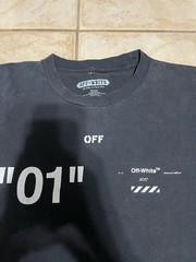 Off-White “01” DiagonalsSeasonal Edition Graphic T-Shirt FW17