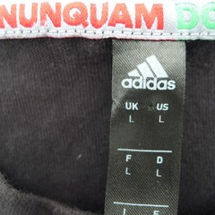 Adidas Harlequins Rugby SS T-Shirt Mens Large L UK42 Black 2019 Cotton