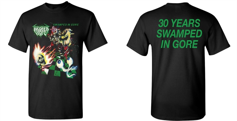BROKEN HOPE cd lgo 30 YEARS SWAMPED IN GORE Official SHIRT XXXL 3XL new