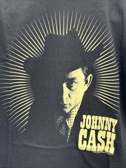 Bay Island Sportswear Johnny Cash Graphic Short Sleeve Unisex Tee Shirt – SMALL