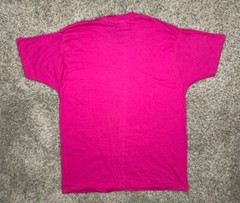 Vintage 90s BVD Pocket T Shirt Hot Pink Men Size XXL Single Stitch Made In USA
