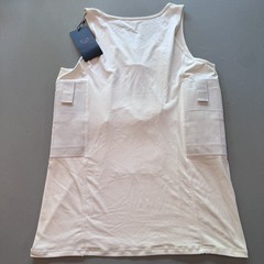 LVAD Genki Garb Tank Top Shirt for Men heart Medical Ware Clothing White XXL
