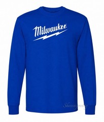 Milwaukee Tool Long-Sleeved Cotton T-Shirt, High-Quality Milwaukee Clothing.
