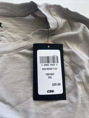 CSG Men’s Gray Active Reform T-Shirt Size 2XL