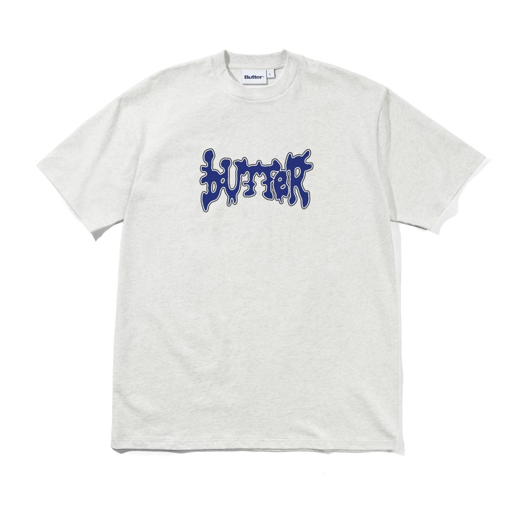 Brand New Mens Butter Blotch T-shirt Ash