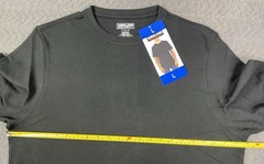 Kirkland Signature Men’s Lot of (5) BLACK 100% Pima Tee Pick Size M, L, XL NWT