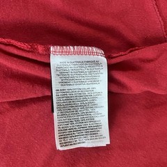 The North Face Men’s Short Sleeve T-Shirt Sunday Red Size L Logo Cotton Crew Nec
