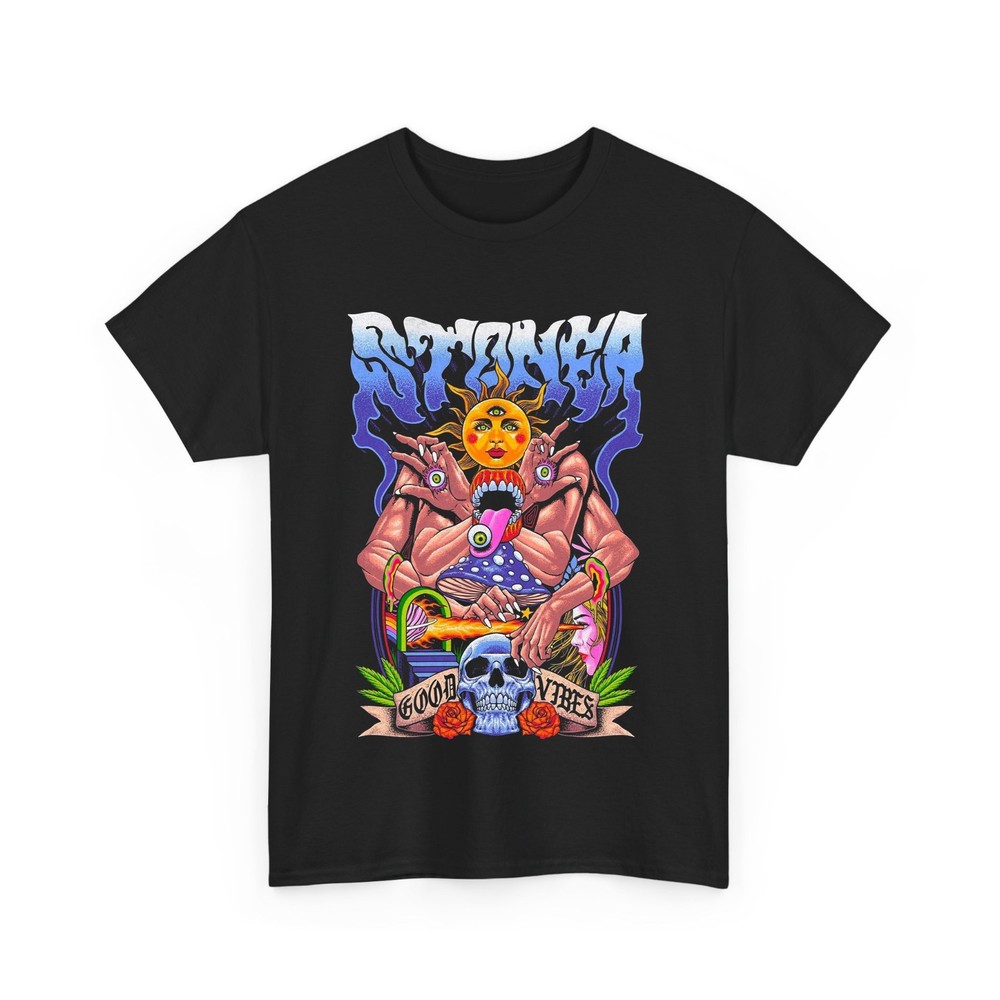 Trippy Psychedelic Magic Mushroom Hippie Art Men T-Shirt