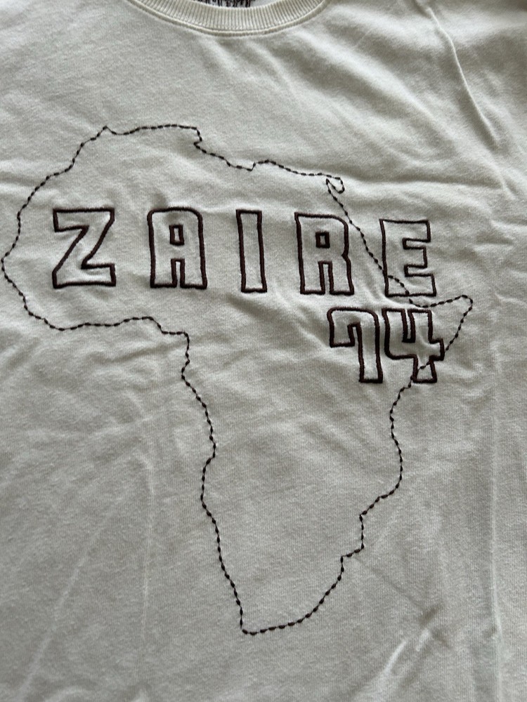 Everlast XXL “Zaire 74” Muhammad Ali Rumble In The Jungle Cream T Shirt