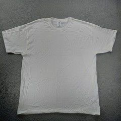 Vintage JC Penney Stafford Blank Plain White T Shirt Mens Size 2XL Single Stitch