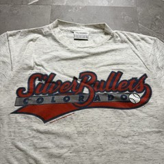 Vintage 90s Colorado Silver Bullets Female Baseball T-Shirt Adult Large