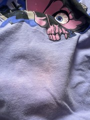 The Black Dahlia x Mishka RARE HYPERCOLOR Purple/Pink color changing Shirt XL