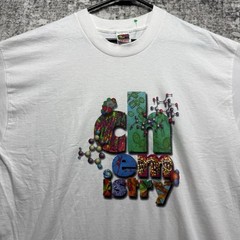 Vtg National Chemistry Week Shirt XL Science Scientist Grunge Colorful Graphic