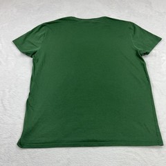 Lacoste Regular Fit T-Shirt Men L Green Pima Cotton Crew Neck Logo Lightweight