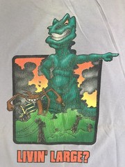 Men’s Vintage 90’s JNCO Livin Large T-shirt Size XL Double Sided Skateboard Rave