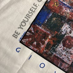Vintage Giovanni Be Yourself Change The World Art Tee Made In USA Deadstock