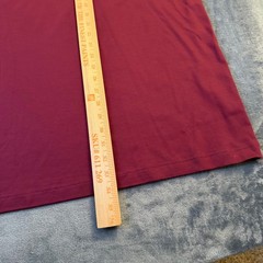 Murano Liquid Luxury Mock Neck Shirt Mens 3XB Burgundy Long Sleeve Cotton NWT