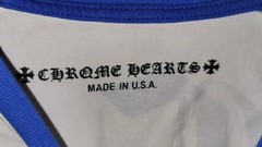 Chrome Hearts 💙 Royal Blue Raglan Sleeve, Front & Back Hits, Sz Med, Polished