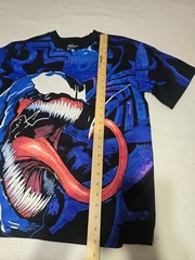 Marvel Venom T-Shirt Men’s Sz Small All-Over Print Spiderman Universe Comics Tee