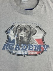 Academy Sports Hunting Dog Labrador Retriever Graphic Logo T-shirt Mens Large