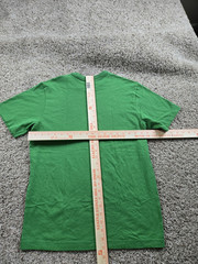 Apple T Shirt Medium Green Short Sleeve Crew Neck Cotton Graphic Employee