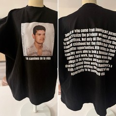 GHETTO RODEO Mexican Immigrant Streetwear Fashion Oversized Tee Shirt Men’s