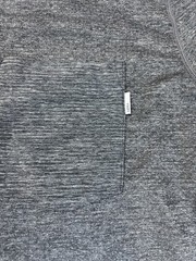Vuori Mens Pocket T-Shirt Grey Lightweight Athletic Stretch Medium Stretch