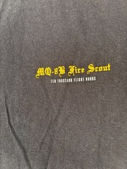 🚁 MQ-8 Fire Scout Tee Gildan Cotton L | Navy UAV Commemorative Shirt 2013 6763