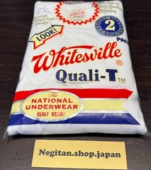 WHITESVILLE 2-PACK T-SHIRT White Black Navy Gray WV73544 Made in Japan