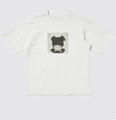 UNIQLO X Monchhichi T-Shirt Natural Color Relax Fit Japan XL nwt