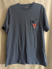 Vineyard Vines Men’s Blue Short Sleeve Crew Neck Whale Fish Pocket Tee Size M