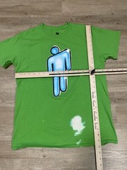 Billie Eilish Blohsh Neon Green Sz L T-Shirt Short Sleeve Concert Tour Unisex