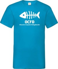 Fishing OCFD Fishing Disorder Humour Novelty T Shirt Various Colours And Sizes