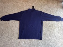 Hugo Boss Dakota Long Sleeve Polo Shirt Mens Medium Blue NWT Stretch Casual