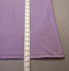 ALAB Shark on a Skateboard Purple Tee T-Shirt Size L Short Sleeve Distressed