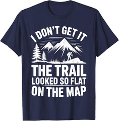 Best Hiking Art for Men Women Outdoor Hike Gear Hiker Hiking T-Shirt