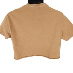 Motley Crue Crop Top T Shirt Mens Size Small Brown Girls Girls Girls Band Tee
